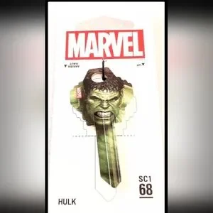 Marvel Key Lock Marvel | Other | Marvel Avengers The Hulk Door Lock Sc 68 Key Blank New ...